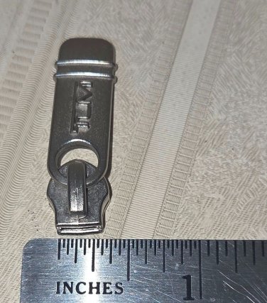 Tumi Alpha Replacement Sliders / Zipper Pulls / Pull Tabs - Silver Lot of 2