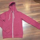 True Classic Mahogany Jacket Long Sleeve Hood Pocket Small New