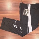 NBN Gear Elastic Waist Drawstring Athletic Sweatpants Black/White Men Sz L