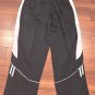 NBN Gear Elastic Waist Drawstring Athletic Sweatpants Black/White Men Sz L