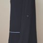 By JJ Black with White trim Stretch Asymmetric Tunic Top Blouse Size SMALL NEW