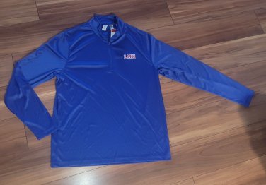 Loyola Marymount LMU Lions Blue Pullover 1/4 Zip Shirt Men Size XXL By CLIQUE