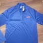 Loyola Marymount LMU Lions Blue Pullover 1/4 Zip Shirt Men Size XXL By CLIQUE
