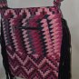 Ash & Sara Tapestry Large Fringe crossbody bag Adjustable Strap NEW