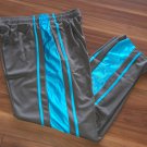 NBN Gear Charcoal Gray w Blue  Active Drawstring Sweatpants Men Size 2 XL NEW