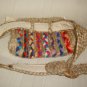 Jute & Braided Fabric Fanny Pack Waist Belt Bag NEW