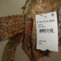 Jute & Braided Fabric Fanny Pack Waist Belt Bag NEW
