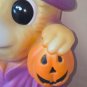 Blow Mold Pan Asian Creations Halloween 18" Fox Witch with Pumpkin Working