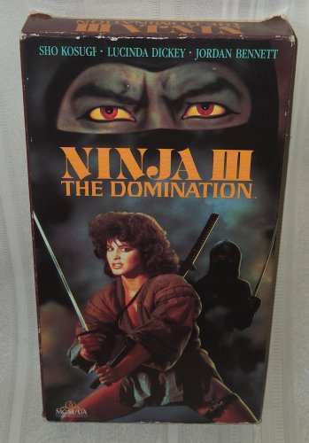 NINJA III Domination VHS Japanese horror, martial arts, demonic spirits, Vintage