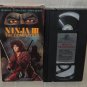 NINJA III Domination VHS Japanese horror, martial arts, demonic spirits, Vintage