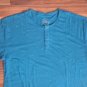 True Classic Henley Shirt Short Sleeve Cotton Poly Blend Men Size X LARGE NEW