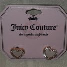 Juicy Couture Pink Gold Heart  Earrings Jewelry Cute