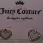Juicy Couture Pink Gold Heart  Earrings Jewelry Cute
