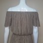 Gianni Bini Summer Teak Off-the-Shoulder Madeline Dress Size M NEW Retail $99.00