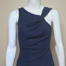Sunday in Brooklyn Navy Asymmetric Strappy Tank Top Size XS NEW