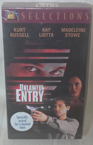 UNLAWFUL ENTRY VHS Kurt Russell Ray Liotta Madeleine Stowe NEW & Sealed