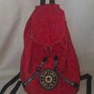 KIPLING Red Backpack with Drawstring NO MONKEY