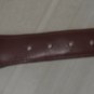 Coach belt 34" / 85 cm, 3880, White & Leather brass buckle