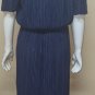 Gianni Bini Navy Blue Off-the-Shoulder Madeline Dress Size LARGE NEW Retail $99