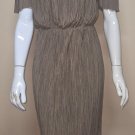 Gianni Bini Summer Teak Off Shoulder Madeline Dress Size Large NEW Retail $99.00