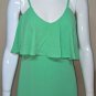 SUNDAY in BROOKLYN Anthropologie Green  Spaghetti Strap Maxi Dress Size Small
