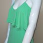 SUNDAY in BROOKLYN Anthropologie Green  Spaghetti Strap Maxi Dress Size Small