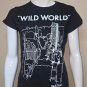 Bastille Wild World Tour Black Cotton Shirt Women Size Medium READ FULL DESCRIP
