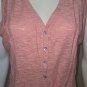 Anthropologie Sunday in Brooklyn Sleeveless Button Top shirt Size Large