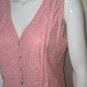 Anthropologie Sunday in Brooklyn Sleeveless Button Top shirt Size Large