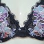 Savage X Fenty Black Lace Floral Underwire Bra Size 38 DD NEW