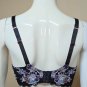 Savage X Fenty Black Lace Floral Underwire Bra Size 38 DD NEW