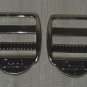 Coach Backpack Replacement 2 Slide Buckles Silver Tone Metal Hardware