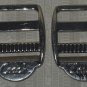 Coach Backpack Replacement 2 Slide Buckles Silver Tone Metal Hardware