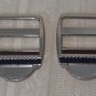 Coach Backpack Replacement 2 Slide Buckles Silver Tone Metal Hardware