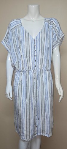 Andree by Unit Striped Short  Sleeve Dress Size 3X NEW
