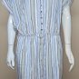 Andree by Unit Striped Short  Sleeve Dress Size 3X NEW