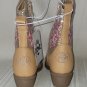 Cowboy Boots TODDLER KIDS Size US 13 Tan Textured Faux Leather Glitter By Pawz