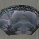Henri Bendel Scalloped Edge Floral Coin Purse Zip Closure