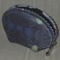 Henri Bendel Scalloped Edge Floral Coin Purse Zip Closure