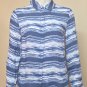 SOFT SURROUNDINGS Palm Coast Painterly Blue Shirt SIZE PS NEW Retail $99