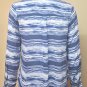 SOFT SURROUNDINGS Palm Coast Painterly Blue Shirt SIZE PS NEW Retail $99