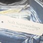 SOFT SURROUNDINGS Palm Coast Painterly Blue Shirt SIZE PS NEW Retail $99