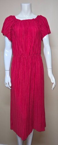 Gianni Bini Spiced Red Off Shoulder Madeline Dress Size Large NEW Retail $99.00