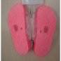 Nicole Miller  Hot Pink Tie Die Faux Fur Sandals TODDLER  Size US 10 NEW