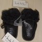 Nicolle Miller Black Sandals with Flowers Flip Flops Baby Size US 5 NEW