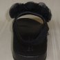 Nicolle Miller Black Sandals with Flowers Flip Flops Baby Size US 5 NEW