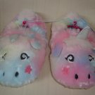 Nicole Miller Fur Faux Rainbow Unicorn Slipper TODDLER Size US 7/8 NEW Cute!