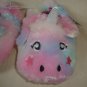 Nicole Miller Fur Faux Rainbow Unicorn Slipper TODDLER Size US 7/8 NEW Cute!