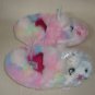 Nicole Miller Fur Faux Rainbow Unicorn Slipper TODDLER Size US 7/8 NEW Cute!