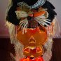 2004 Gemmy 3 FT Tall Pumpkin Fiber Optic Trio Electronic w/Box